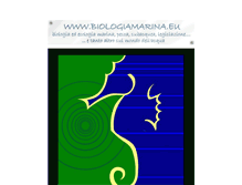 Tablet Screenshot of biologiamarina.eu